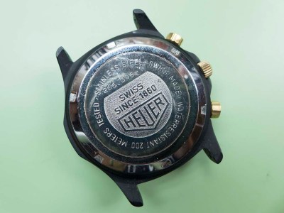 Heuer 266.006-1 quartz with Dubios-Depraz 2000 chronograph module