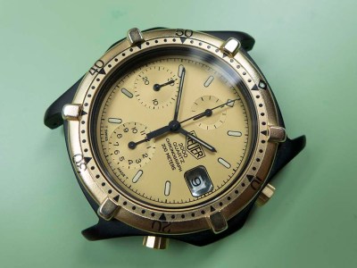 Heuer 266.006-1 quartz with Dubios-Depraz 2000 chronograph module