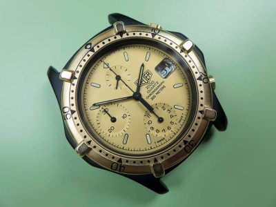 Heuer 266.006-1 quartz with Dubios-Depraz 2000 chronograph module